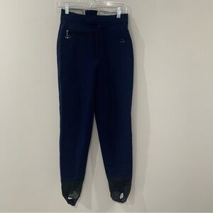 Bogner Snow Pants Vintage Stirrups in Navy